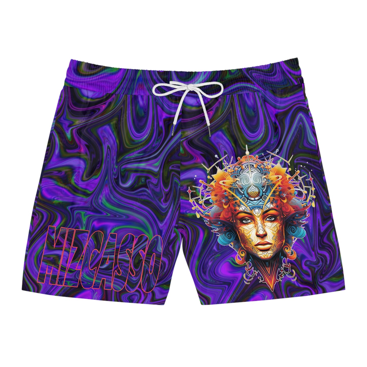 Men's Mid-Length Swim Shorts (AOP)