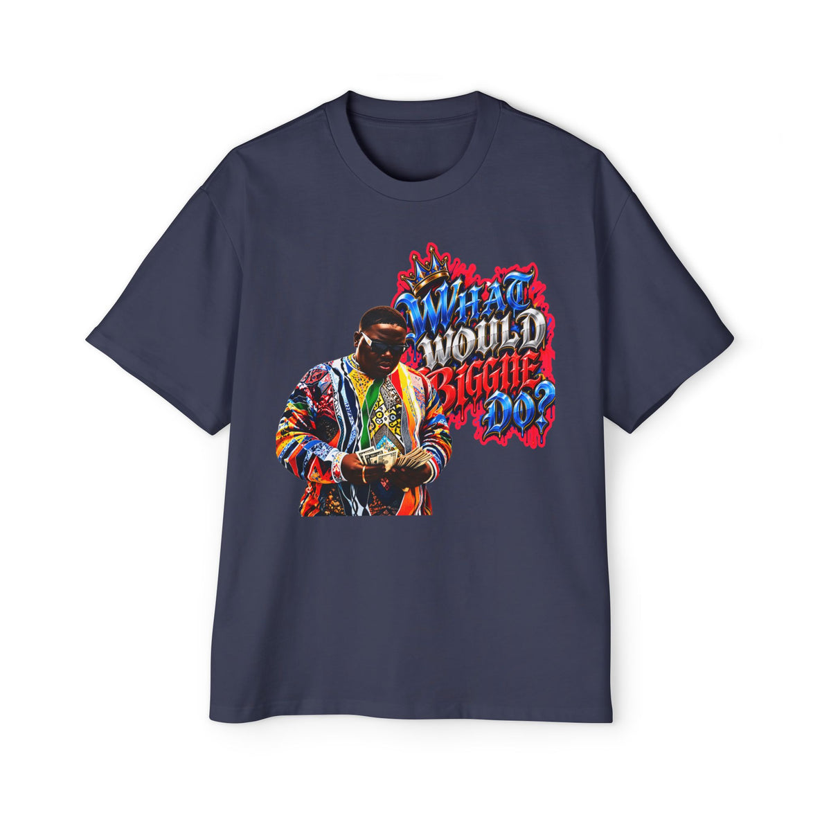 Hip-Hop Tribute Tee — "What Would Biggie Do" Graphic T-Shirt