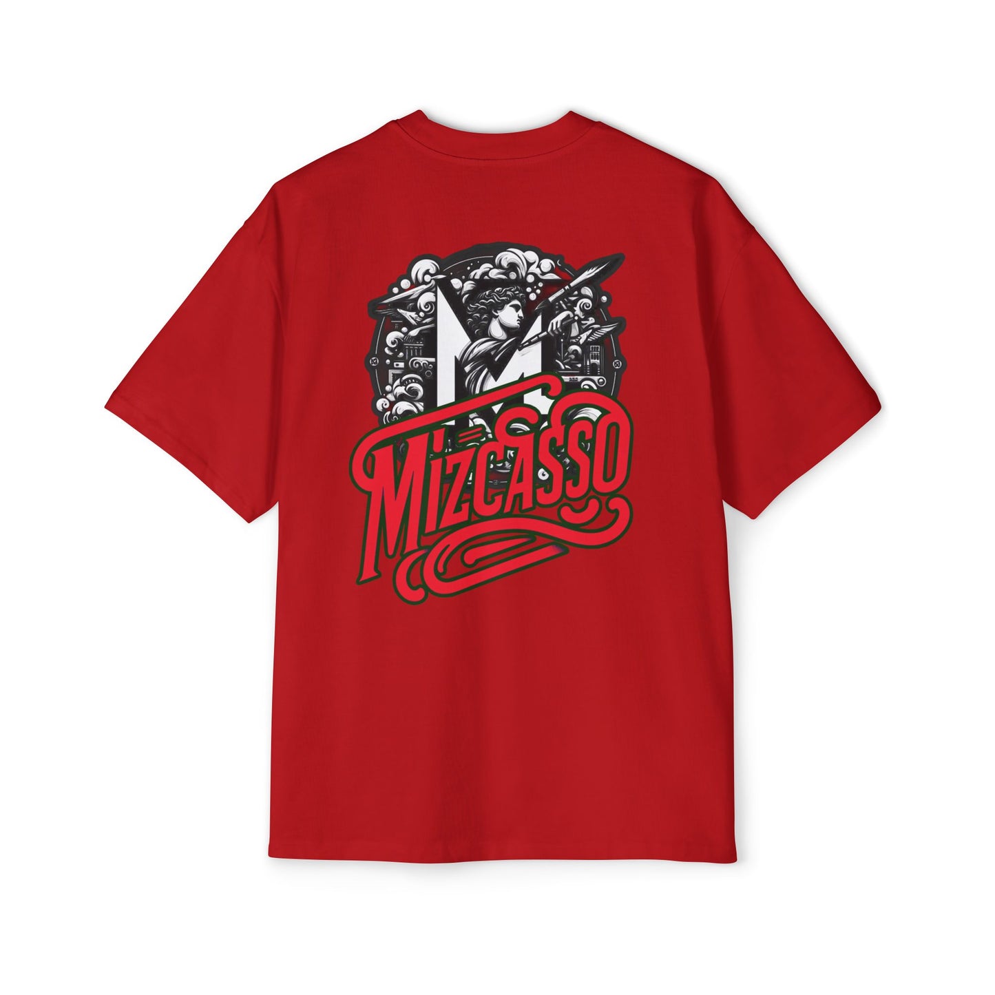 Men's Heavy Oversized Tee - Mizcasso Graphic Design