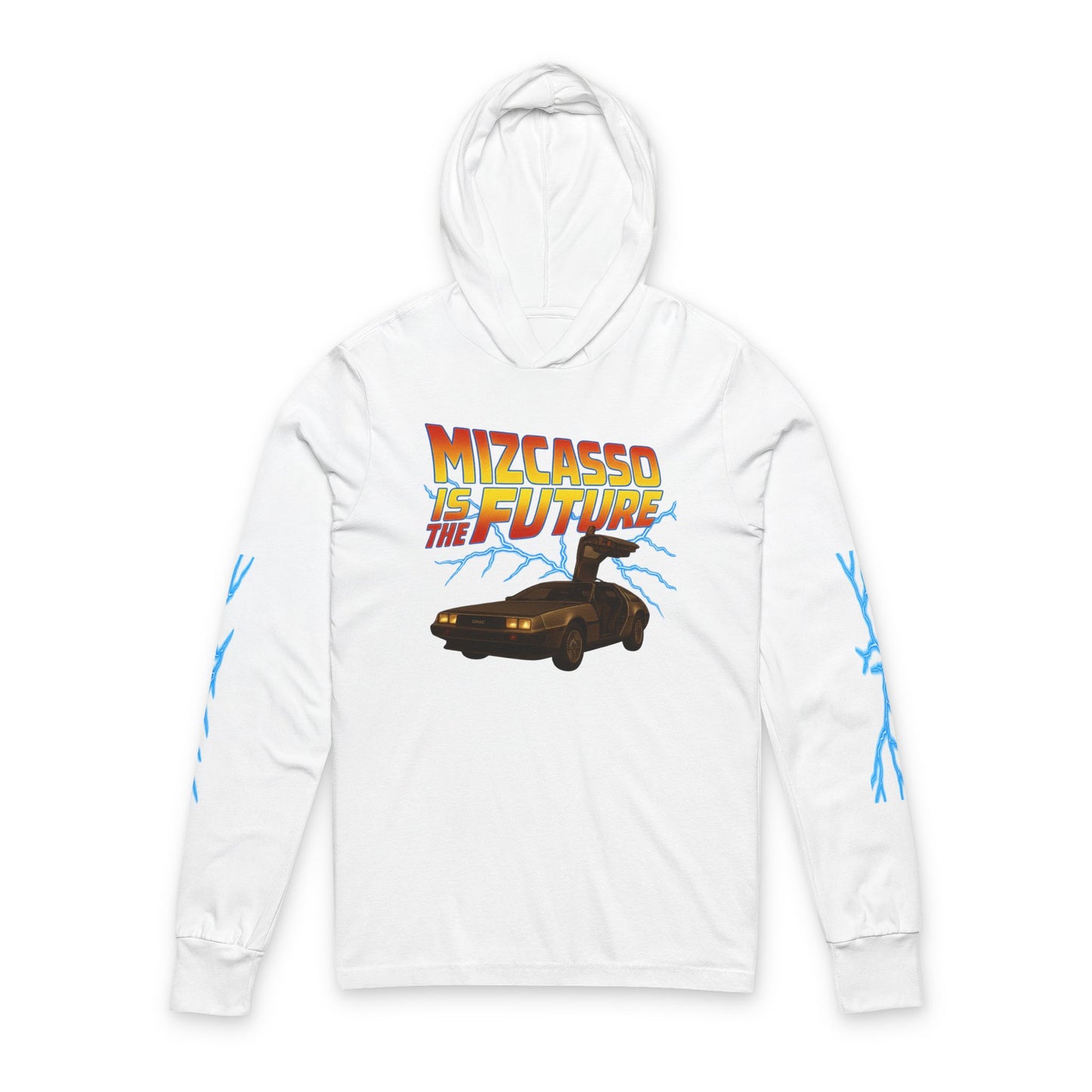 Mizcasso Is The Future Unisex Hooded Long Sleeve Tee