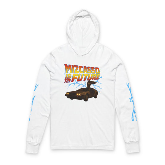 Mizcasso Is The Future Unisex Hooded Long Sleeve Tee