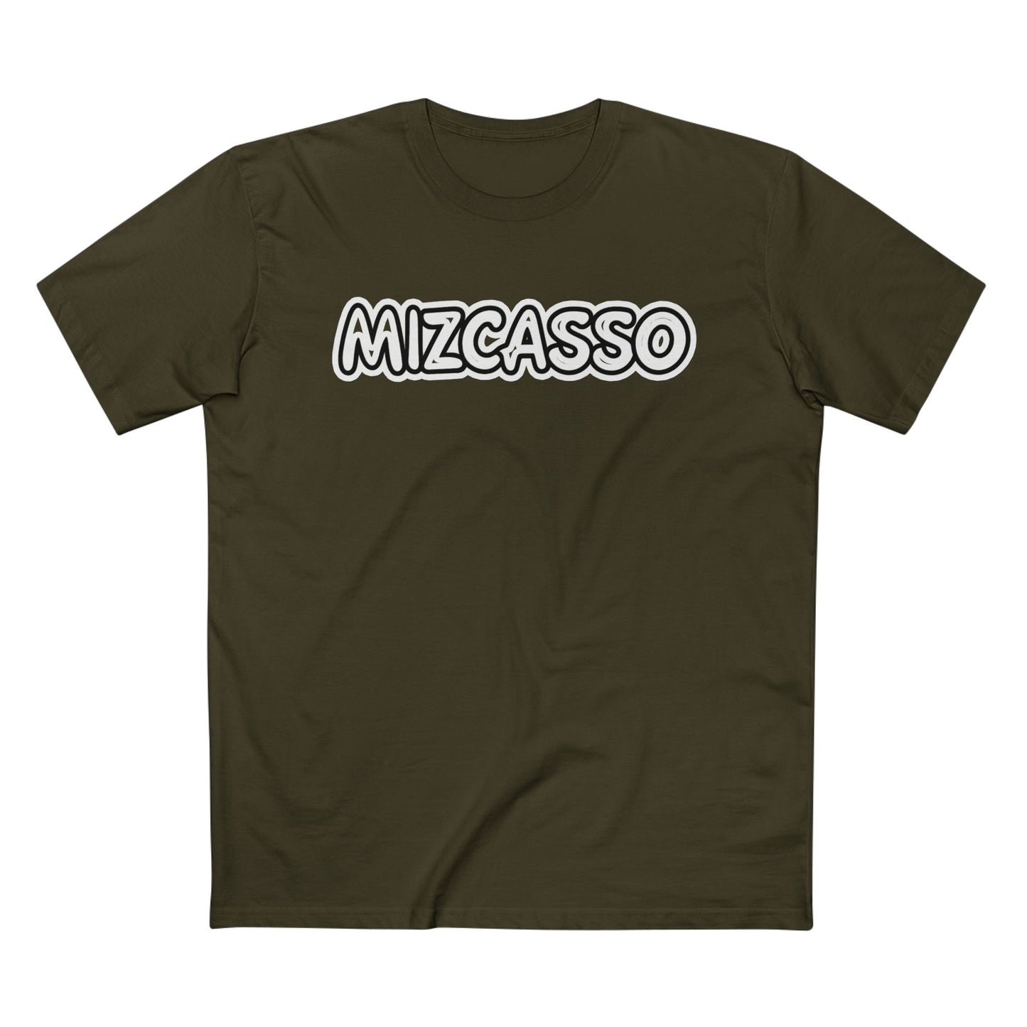 Mizcasso Adult Staple Tee - Fun Graphic Tee, Casual Wear, Unique Gift for Friends, Summer Style, Statement Shirt