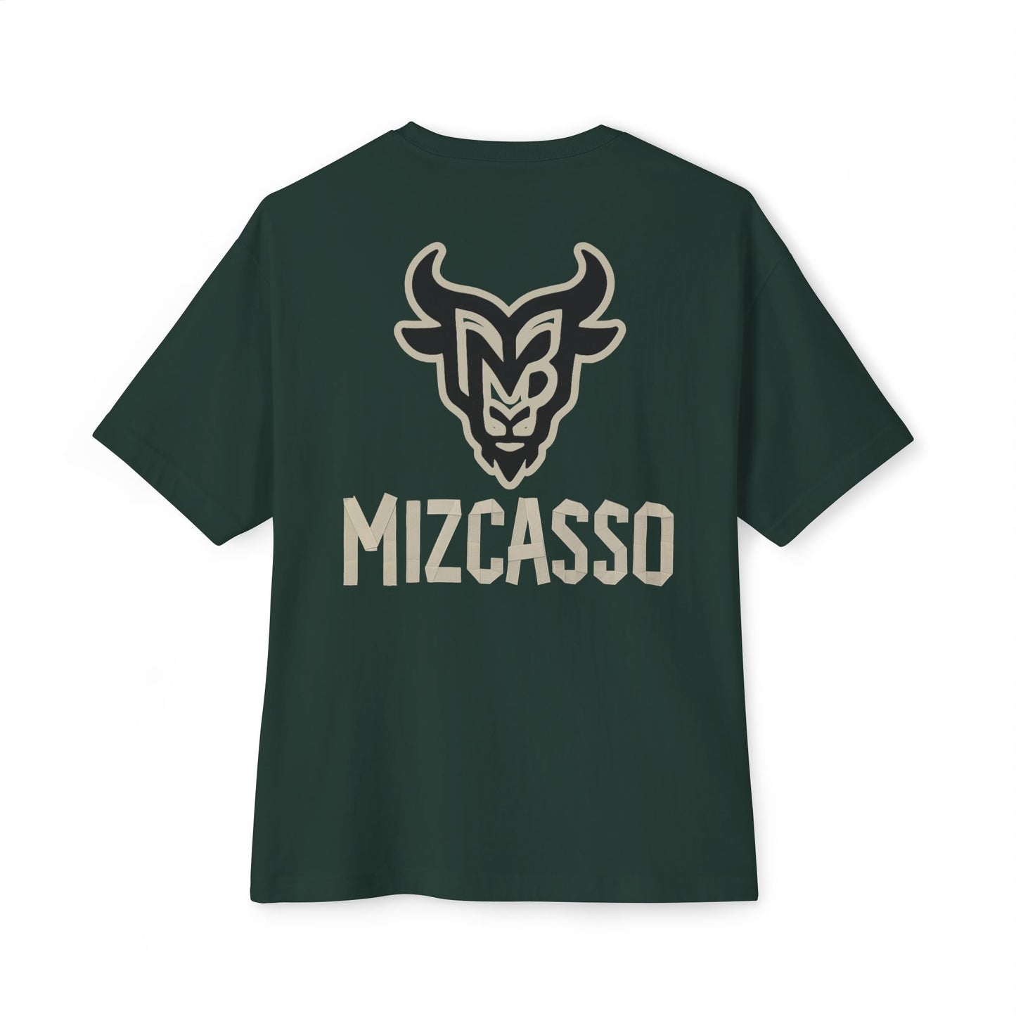 Mizcasso Boxy Tee - Unisex Oversized Graphic T-Shirt for Casual Style