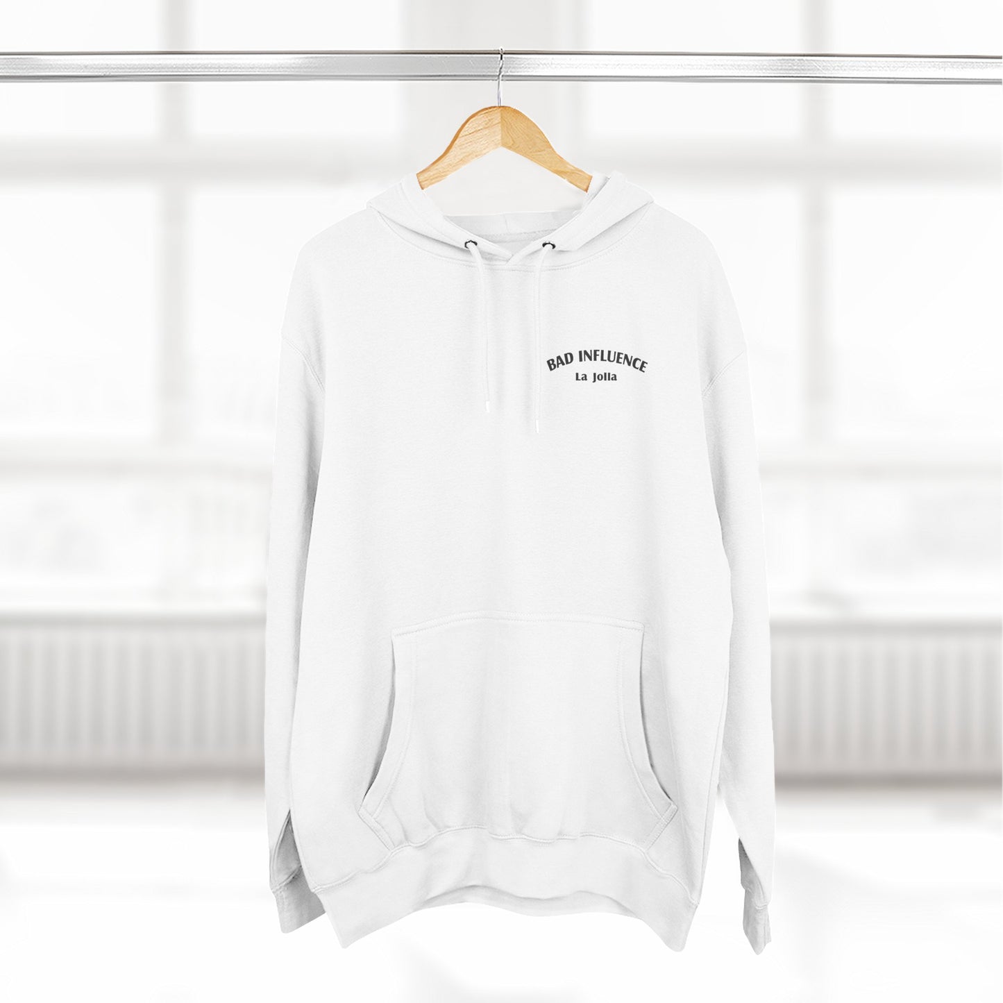Bad Influence La Jolla Boat Hoodie — Nautical Graphic Fleece Hoodie