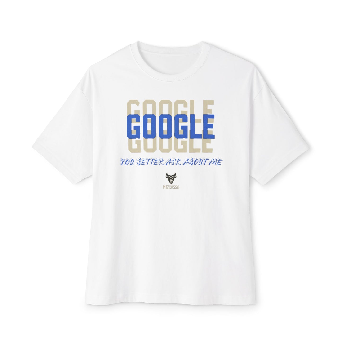 Google-Inspired Unisex Oversized Boxy Tee - Celebrating Connection & Style