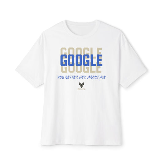 Google-Inspired Unisex Oversized Boxy Tee - Celebrating Connection & Style