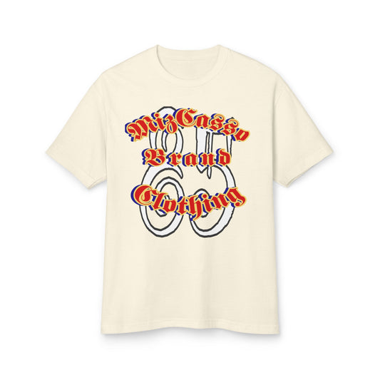 Graphic Tee — "Mischievous Brand Nothing" Retro Gothic Logo Shirt