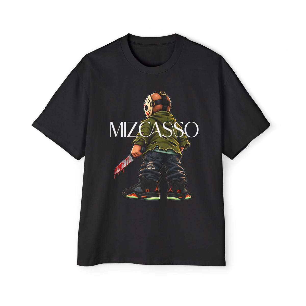 Men’s “CASS” Hockey Mask Skateboarder Graphic Tee