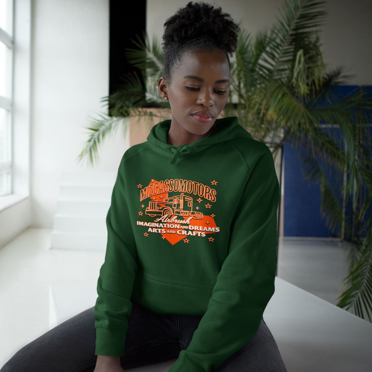 Retro Camper Hoodie — Imagination Dream Team Graphic