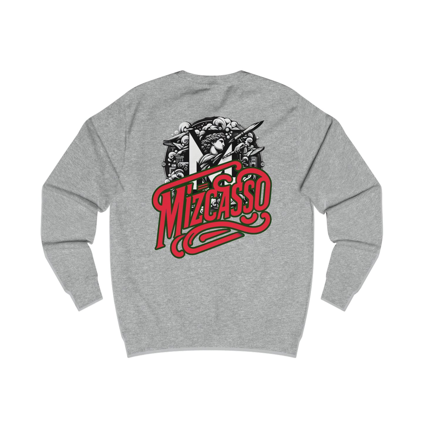 Mizcasso Unisex Sweatshirt - Stylish and Comfy Graphic Pullover for Everyday Wear
