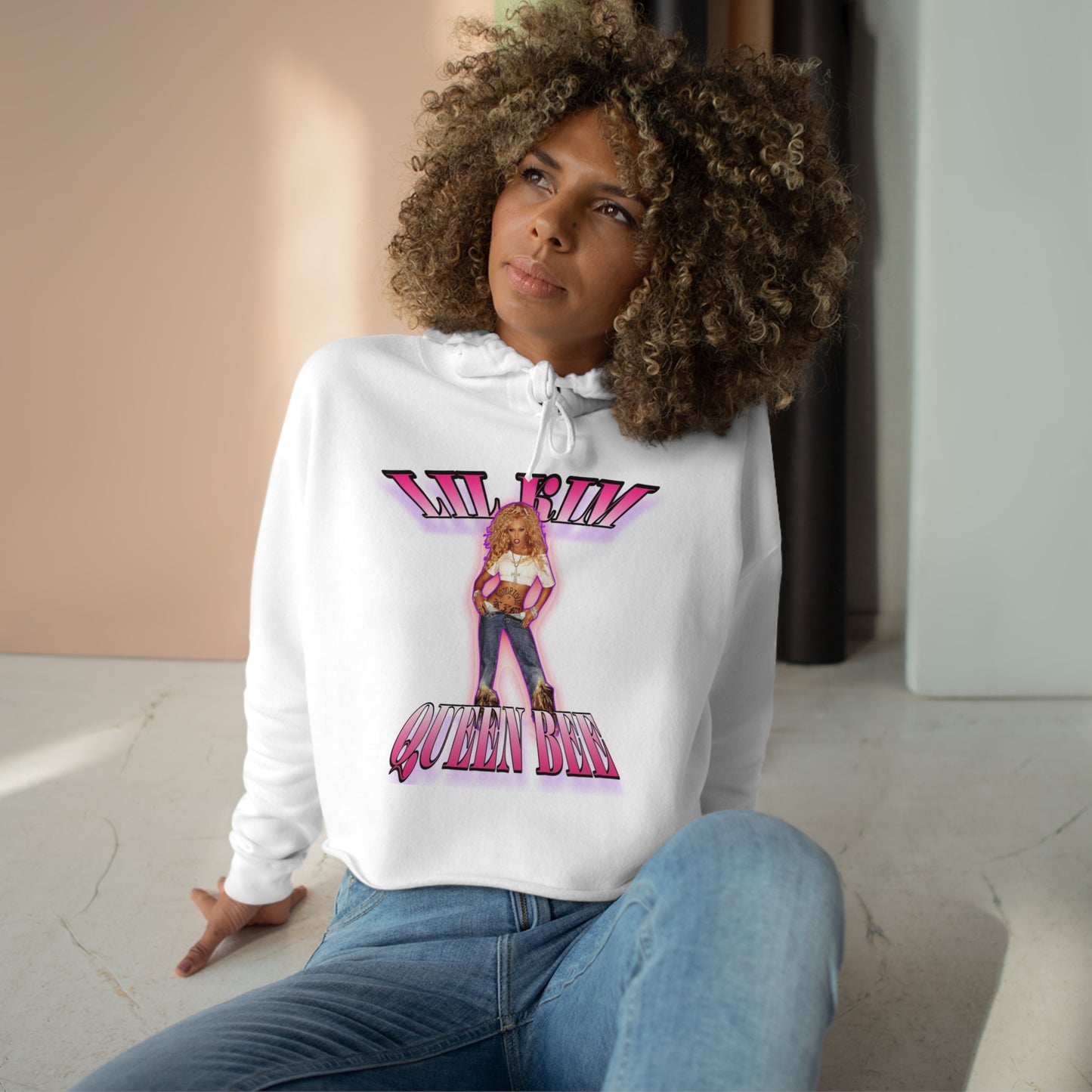 lil Kim tribute Crop Hoodie