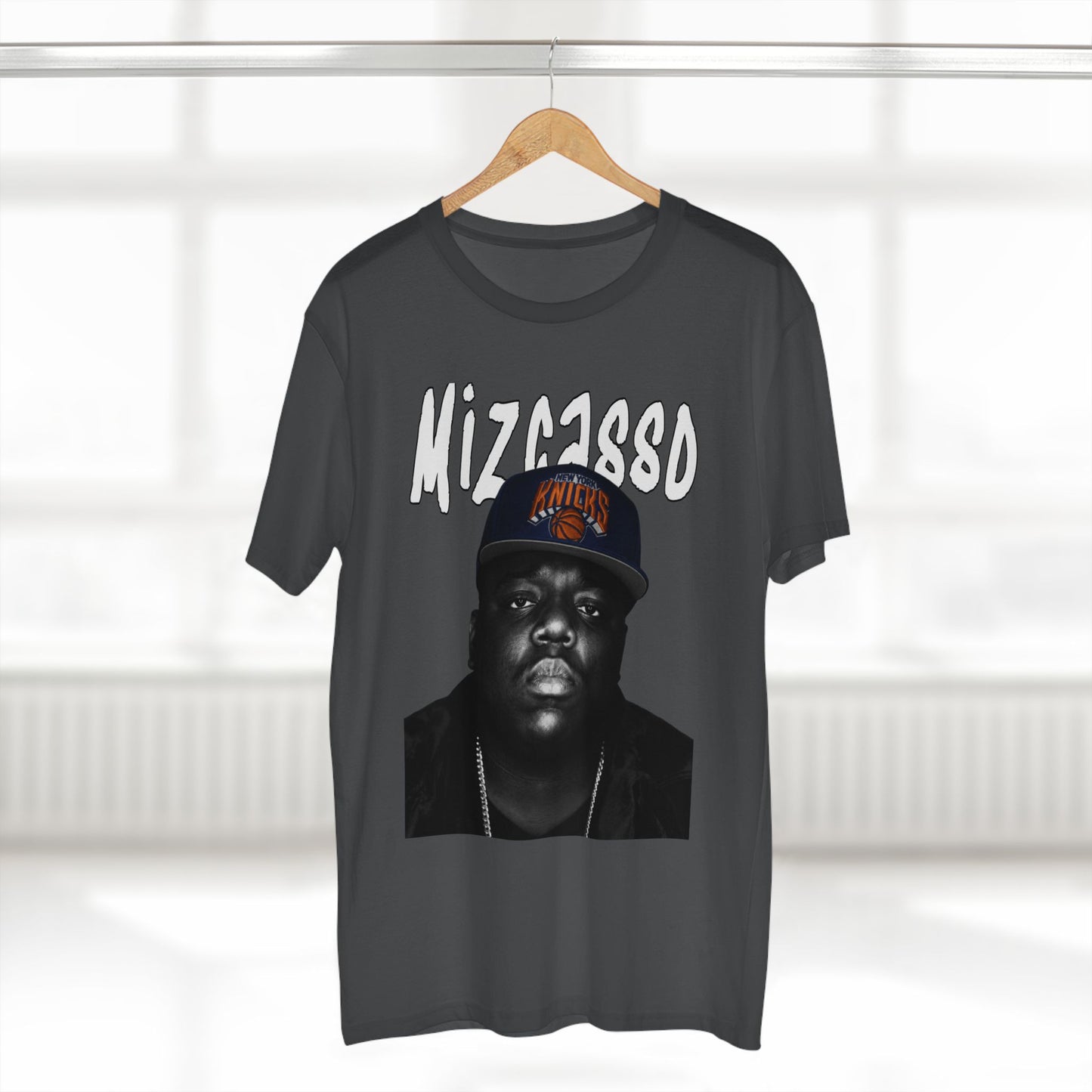 Biggie Portrait Tee — 'Mizza1980' Retro Hip-Hop Graphic T-Shirt