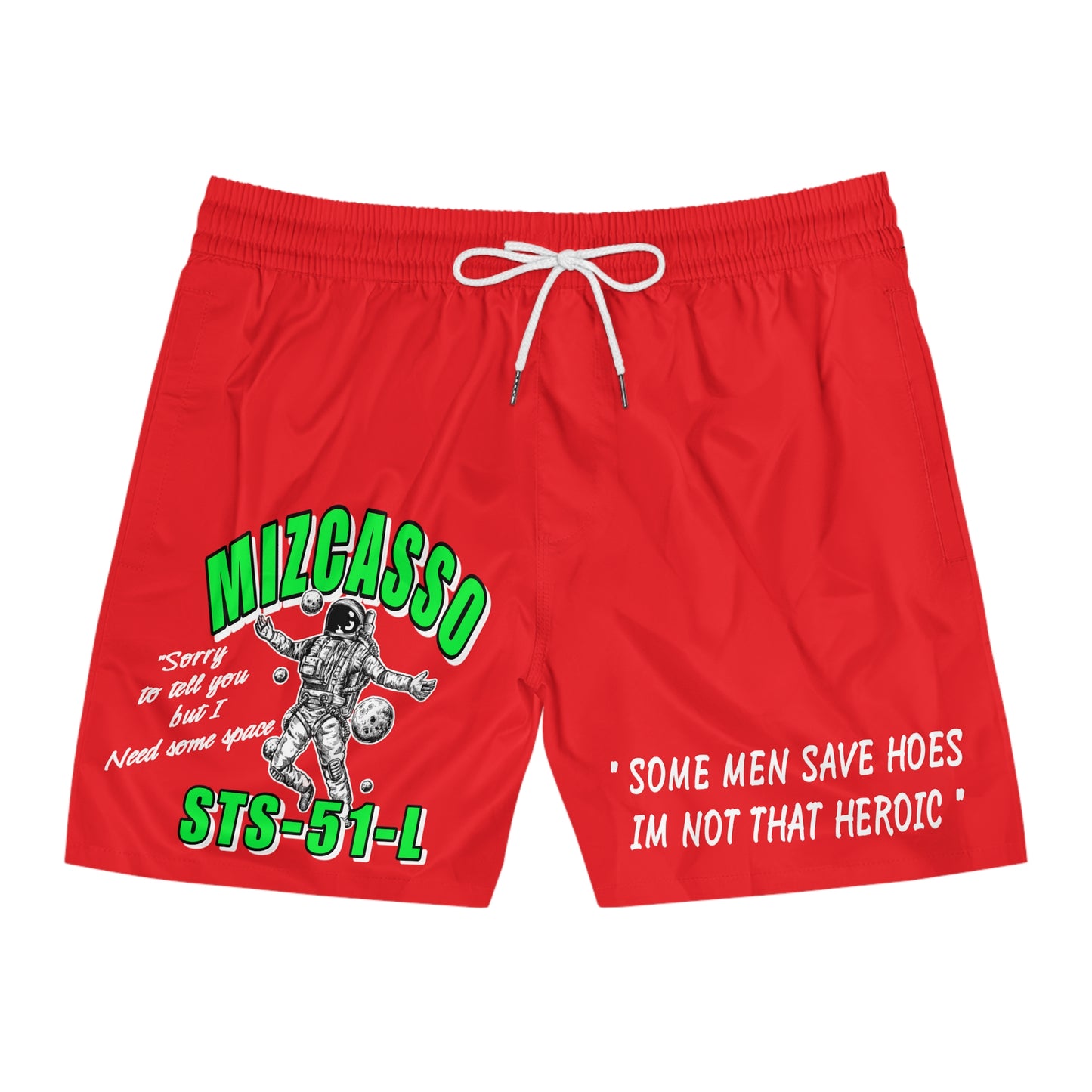 Men's Mid-Length Swim  “ It’s me not you “ Shorts (AOP)