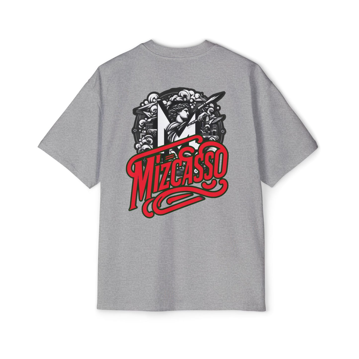 Men's Heavy Oversized Tee - Mizcasso Graphic Design