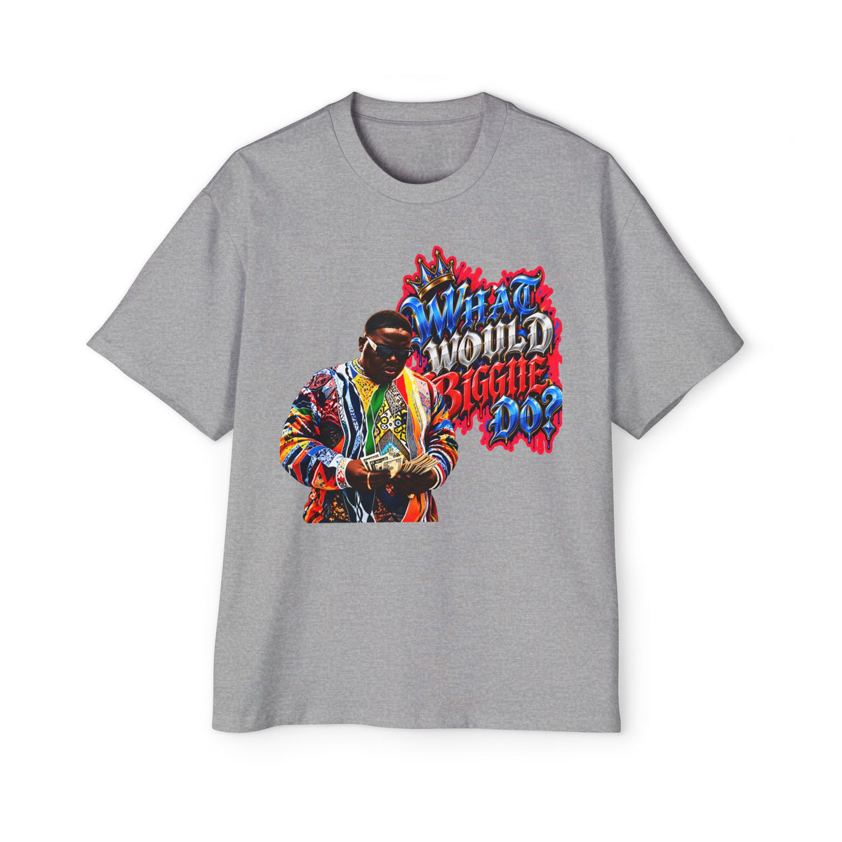 Hip-Hop Tribute Tee — "What Would Biggie Do" Graphic T-Shirt