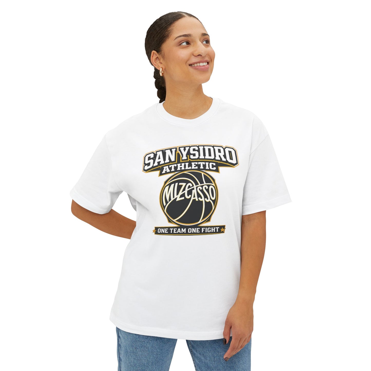 San Ysidro Athletic 'One Team One Fight' Basketball Tee