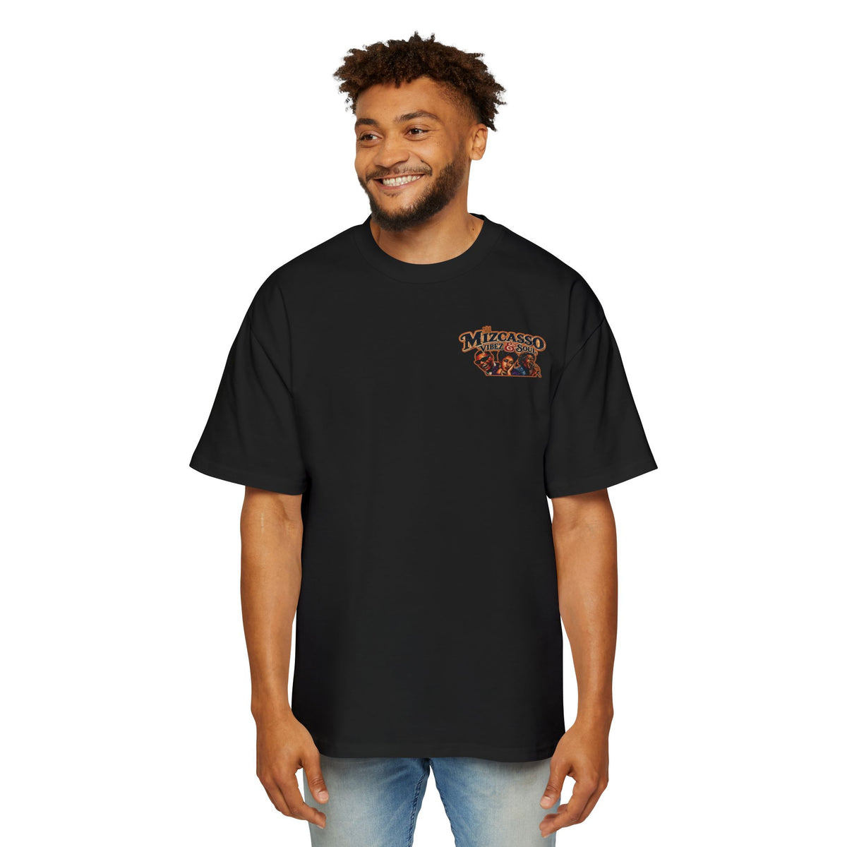 Oversized Men's Tee — Vintage Nightlife Graphic Streetwear