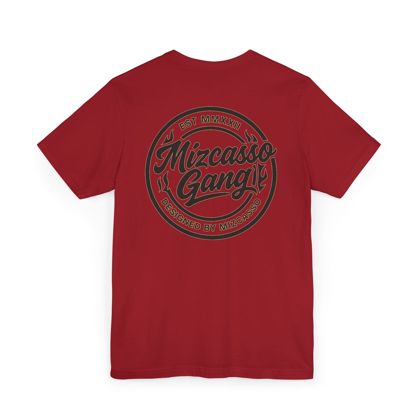 Mizcasso Gang Unisex Jersey T-Shirt - Trendy Graphic Tee for Casual Style