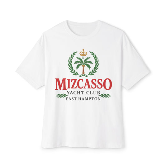 Mizcasso Yacht Club Oversized Tee - Casual Summer Style