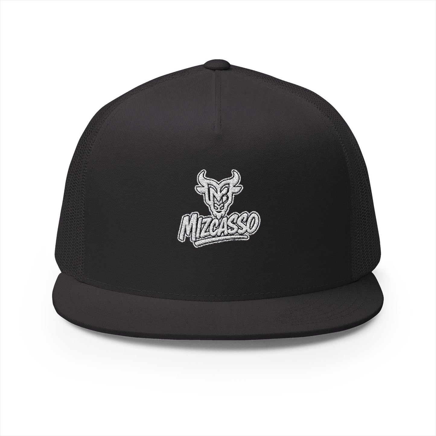 Mizcasso Embroidered 5 Panel Trucker Cap - Stylish & Versatile Headwear