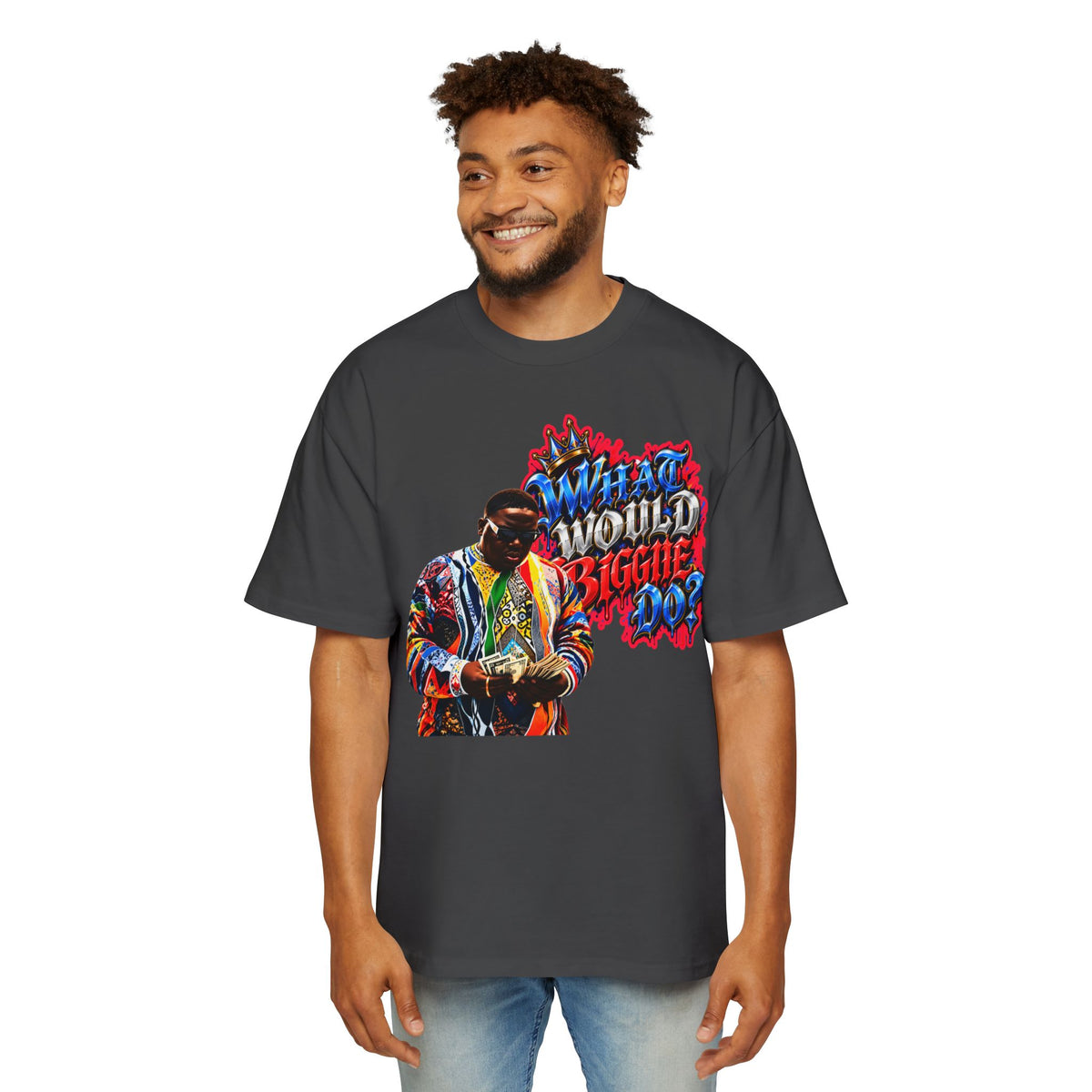 Hip-Hop Tribute Tee — "What Would Biggie Do" Graphic T-Shirt